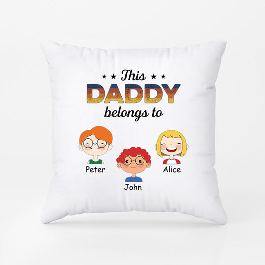 1003PUS1 Personalized Pillows Gifts Grandpa Dad