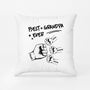 1006PUS2 Personalized Pillows Gifts Fist Bump Grandpa Dad