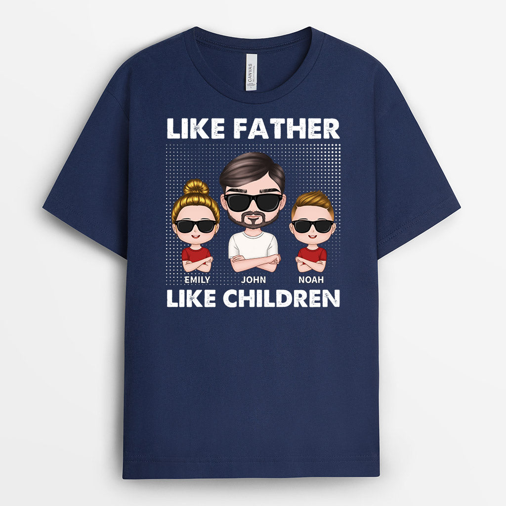 1008AUS2 Personalized T shirts Gifts Father Kid Grandpa Dad
