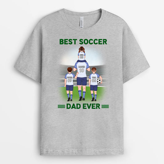 1011AUS2 Personalized T shirts Gifts Soccer Grandpa Dad