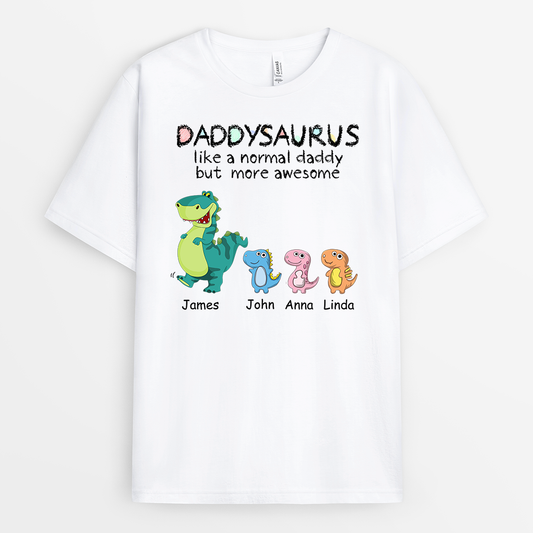 1012AUS1 Personalized T shirts Gifts Dinosaur Grandpa Dad