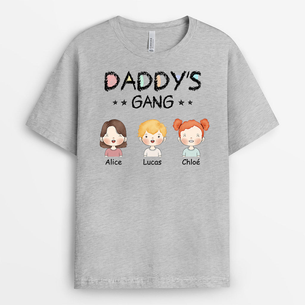 1017AUS1 Personalized T shirts Gifts Kids Grandpa Dad