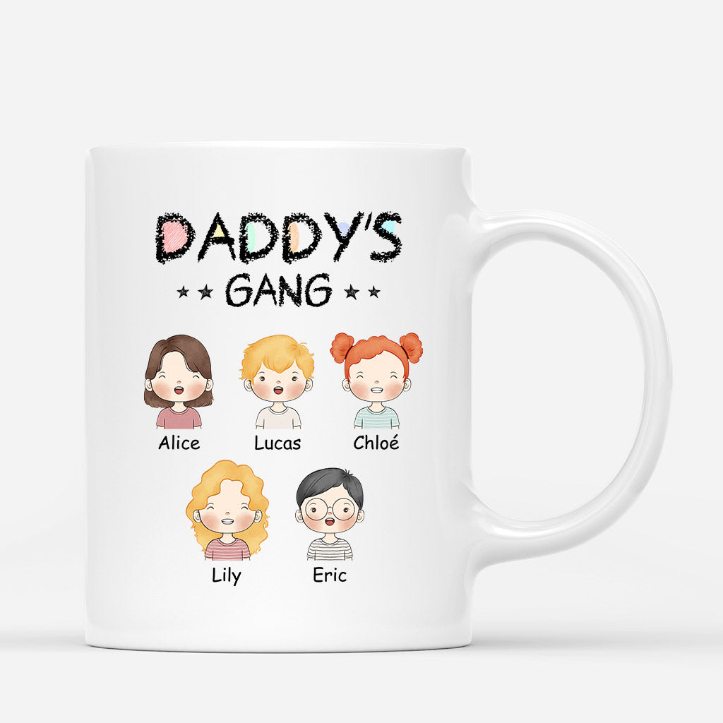 1017MUS1 Personalized Mugs Gifts Kids Grandpa Dad