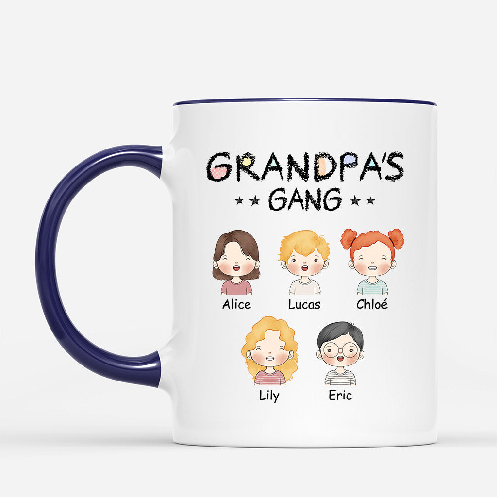 1017MUS2 Personalized Mugs Gifts Kids Grandpa Dad