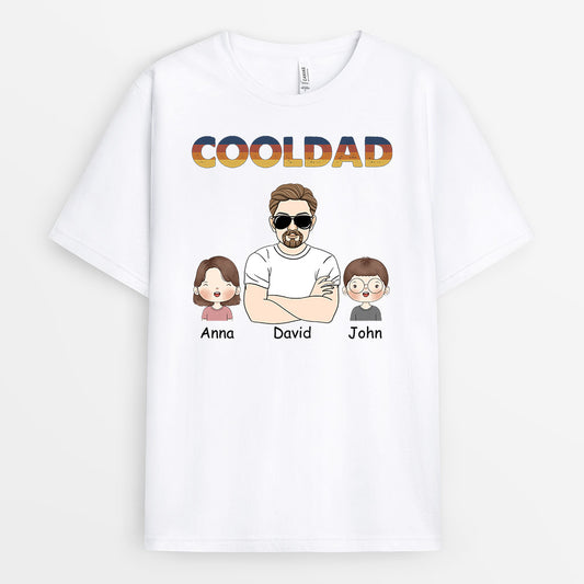 1018AUS1 Personalized T Shirts Gifts Kids Grandpa Dad