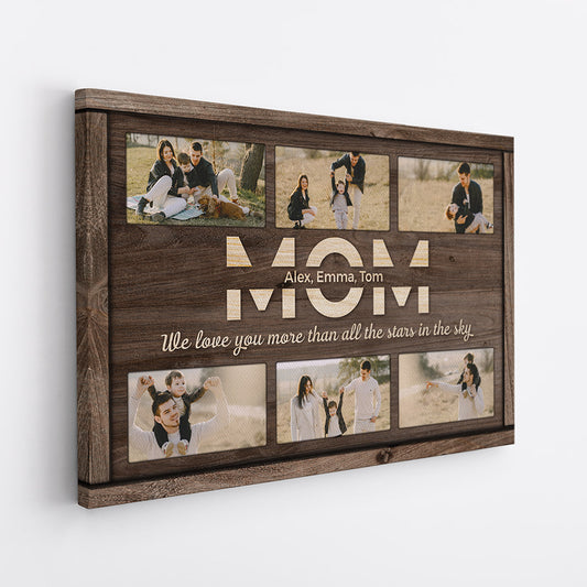 1020CUS2 Personalized Canvas Gifts Father Dad Grandpa