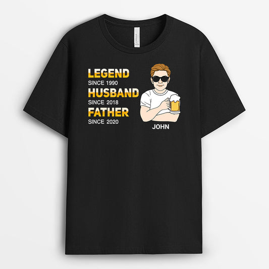 1024AUS2 Personalized T shirts Gifts Grandpa Dad