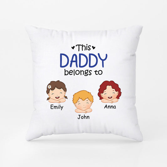 1025PUS1 Personalized Pillows Gifts Grandpa Dad