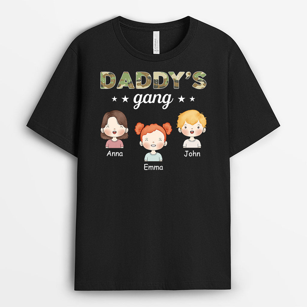 1027AUS1 Personalized T shirts Gifts Kids Grandpa Dad