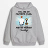 Personalized You Are My Favorite Hello Hardest Goodbye Hoodie