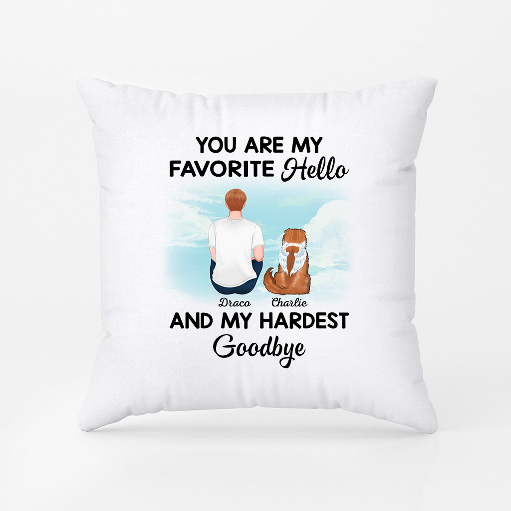 1028PUS1 Personalized Pillows Gifts Memorial Cat Lovers