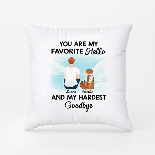 1028PUS1 Personalized Pillows Gifts Memorial Cat Lovers