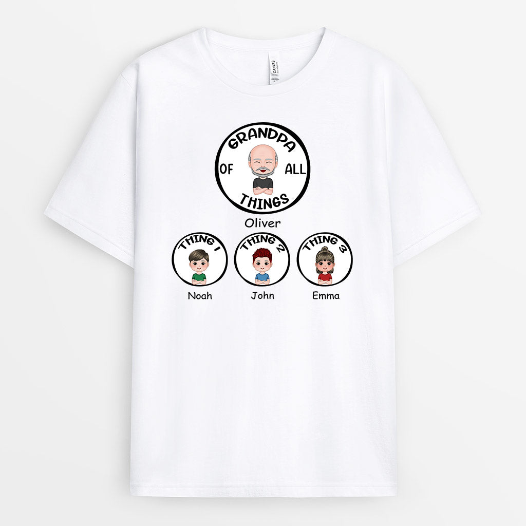 1032AUS2 Personalized T shirts Gifts Father Grandpa Dad