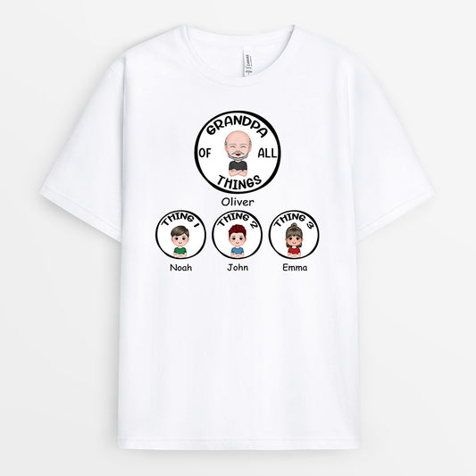 1032AUS2 Personalized T shirts Gifts Father Grandpa Dad