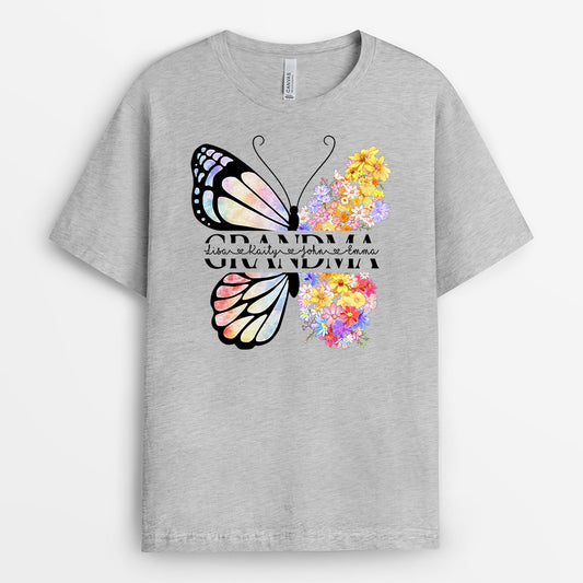 1037AUS2 Personalized T shirts Gifts Kids Grandma Mom