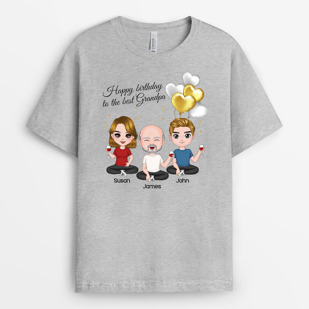 1038AUS2 Personalized T shirts Gifts Birthday Grandpa Dad