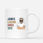 1040MUS1 Personalized Mugs Gifts Legend Grandpa Dad