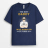 Personalized The Best Daddy/Grandpa Ever Born On T-Shirt
