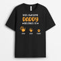 1043AUS1 Personalized T Shirts Gifts Handprints Grandpa Dad