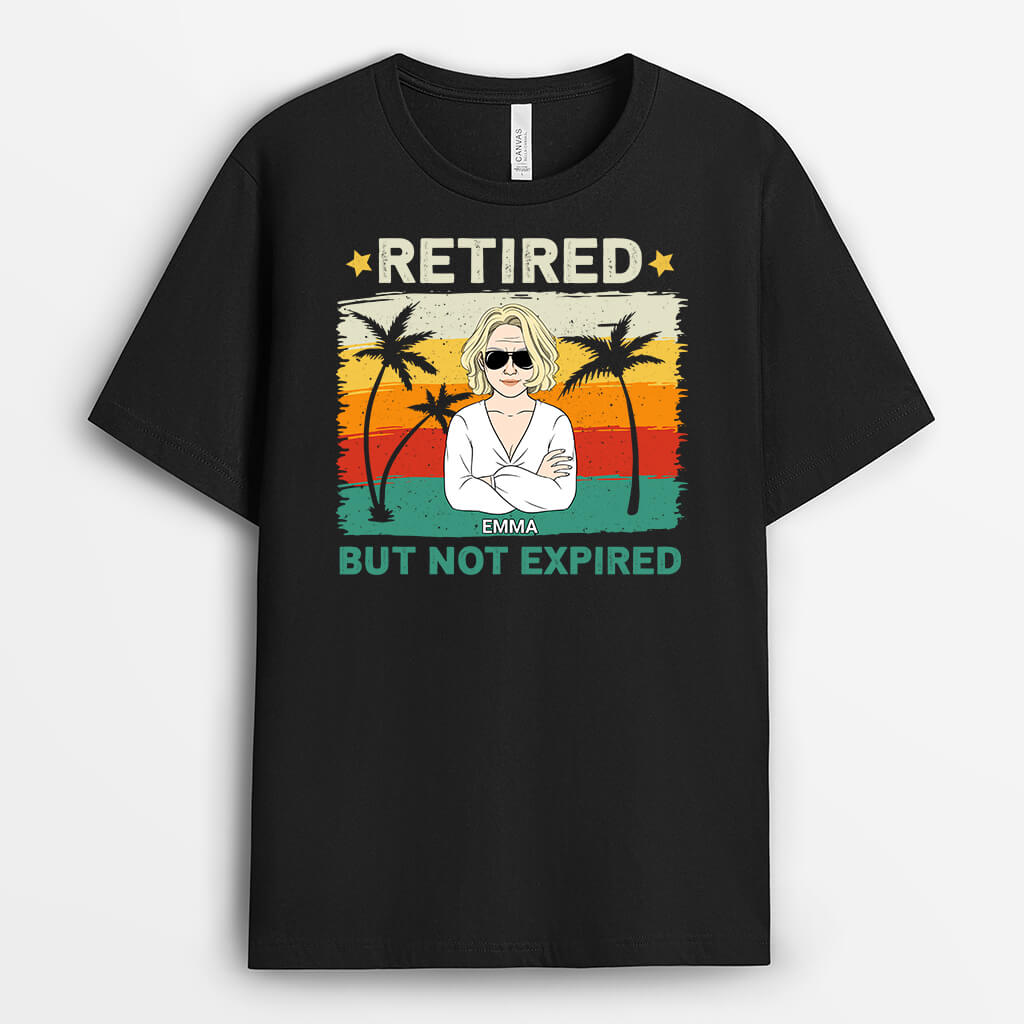 1045AUS1 Personalized T shirts Gifts Retirement Grandma Mom