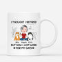 1046MUS1 Personalized Mugs Gifts Retirement Cat Cat Lovers