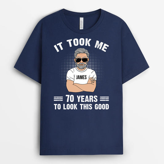 1048AUS2 Personalized T shirts Gifts Man Grandpa Dad