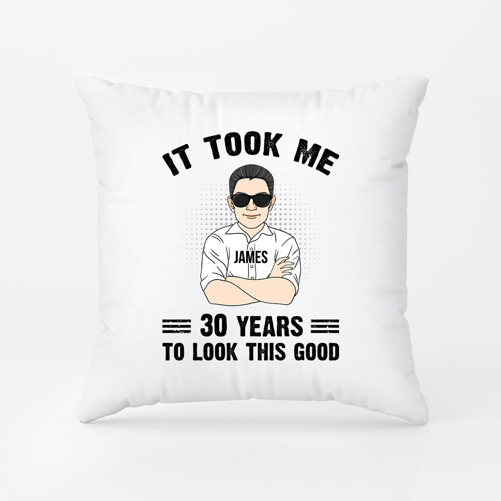 1048PUS1 Personalized Pillows Gifts Man Grandpa Dad