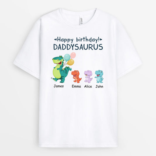 1050AUS1 Personalized T shirts Gifts Birthday Dinosaur Grandpa Dad