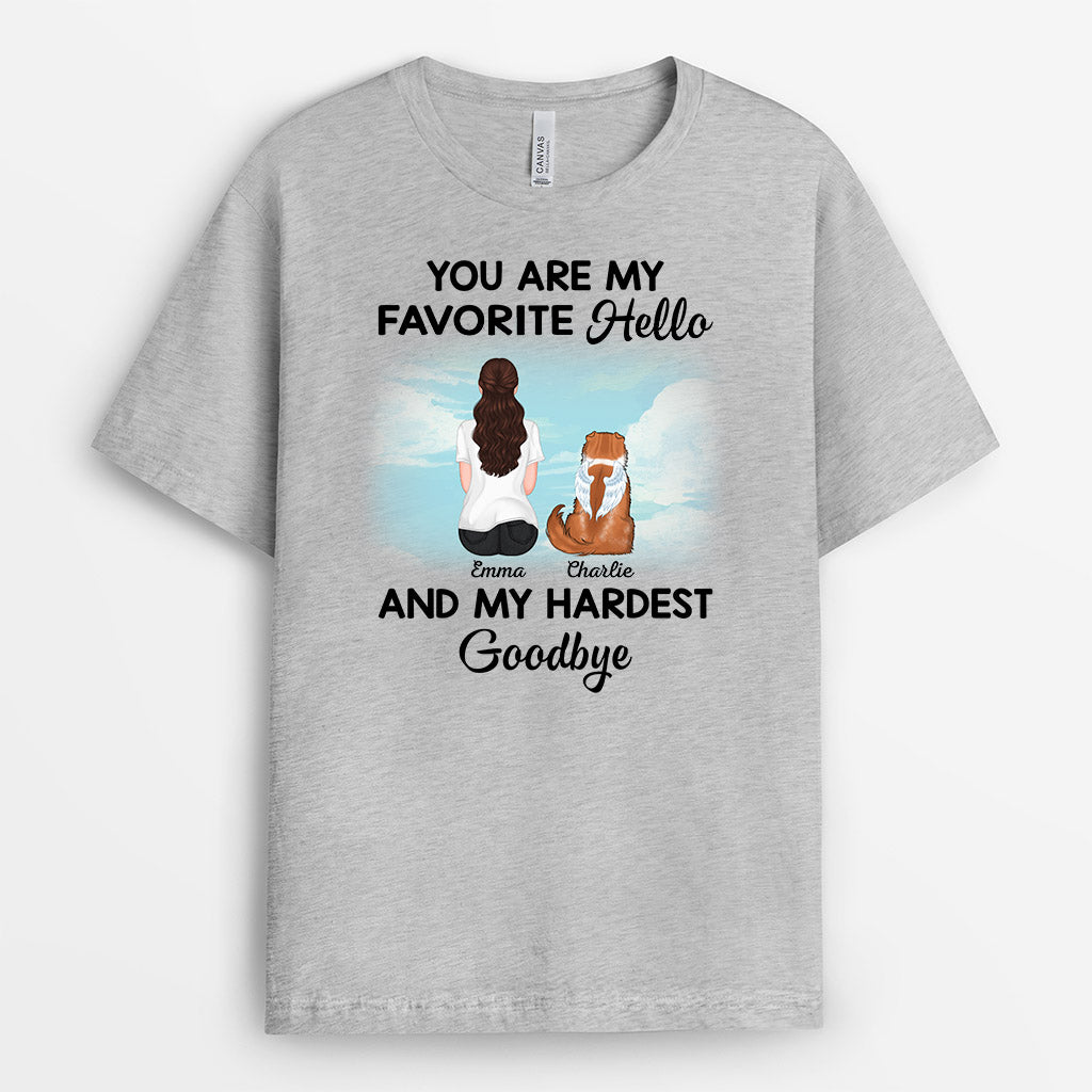 1052AUS2 Personalized T shirts Gifts Memorial Dog Lovers