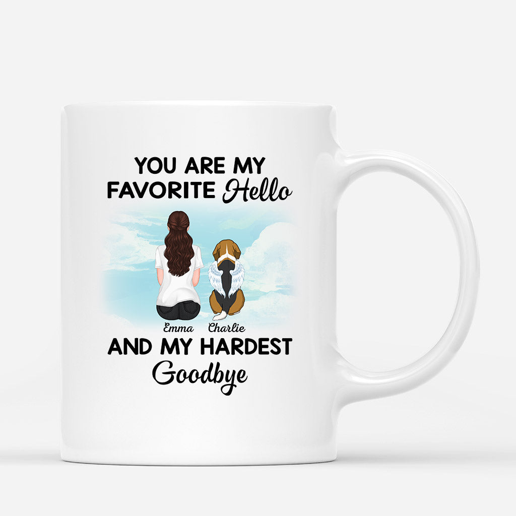 1052MUS1 Personalized Mugs Gifts Memorial Dog Lovers