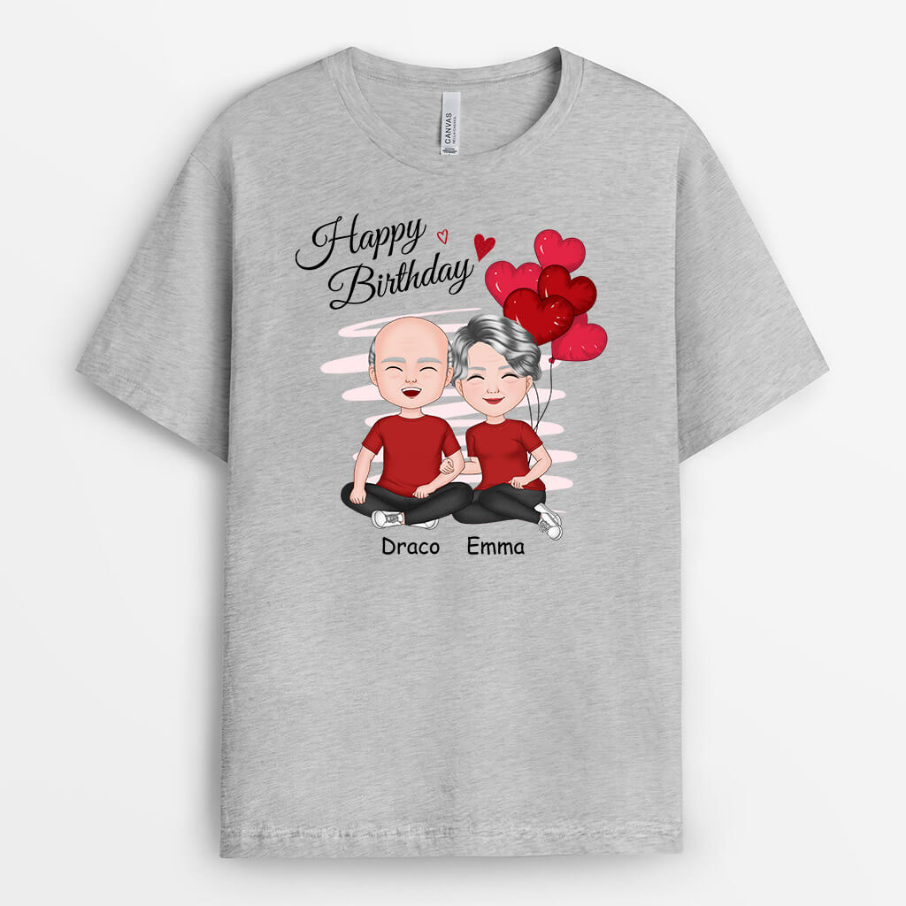 1058AUS1 Personalized T Shirts Gifts Birthday Couple Husband Boyfriend