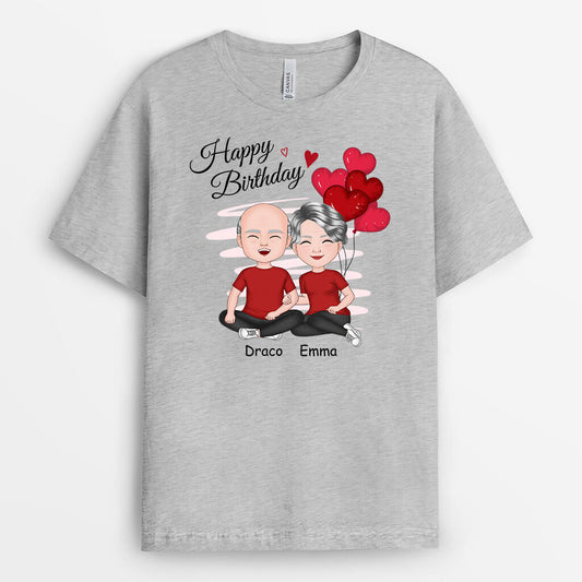 1058AUS1 Personalized T Shirts Gifts Birthday Couple Husband Boyfriend