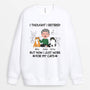 1060WUS2 Personalized Sweatshirt Gifts Retired Cat Cat Lovers