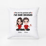 Personalized You Are The Best Gift I've Ever Received Pillow