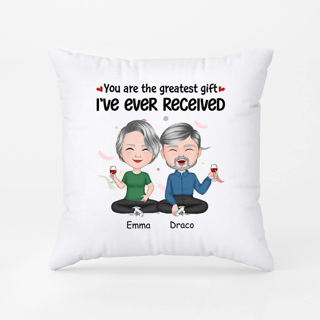 Happy Couple Personalized Pillow