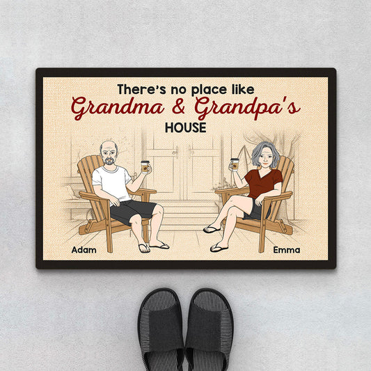 1076CUS1 Personalized Canvas Gifts House Grandparents