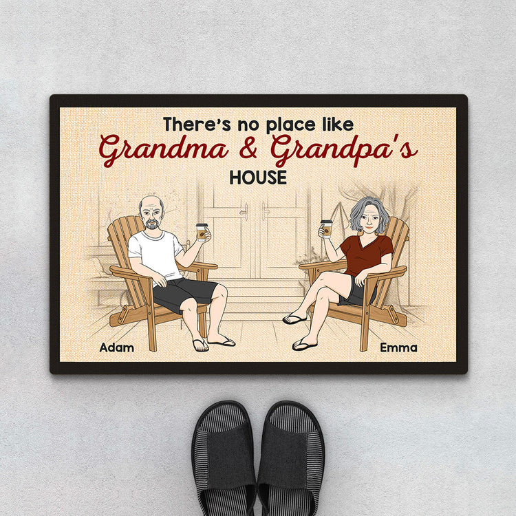Personalized Nowhere Like Grandma & Grandpa's House Doormats