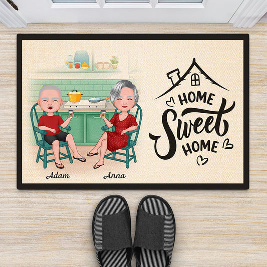 1077DUS2 Personalized Door Mats Gifts Home Housewarming Family