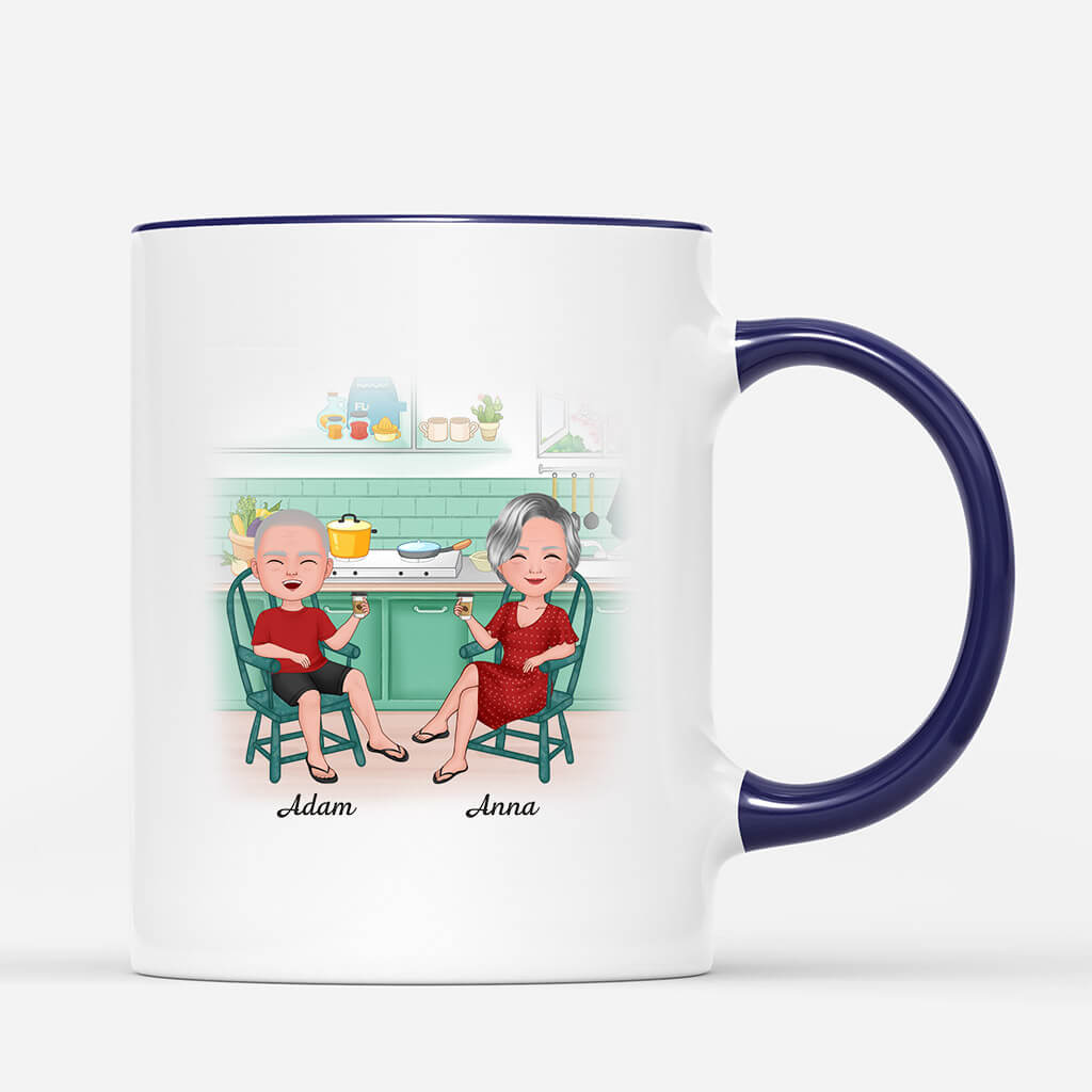 1077MUS2 Personalized Mugs Gifts Home Sweet Husband Wife Couple