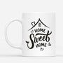 1077MUS3 Personalized Mugs Gifts Home Sweet Husband Wife Couple