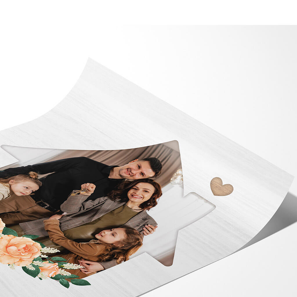 Personalized Our First Home Family Posters - Personal House