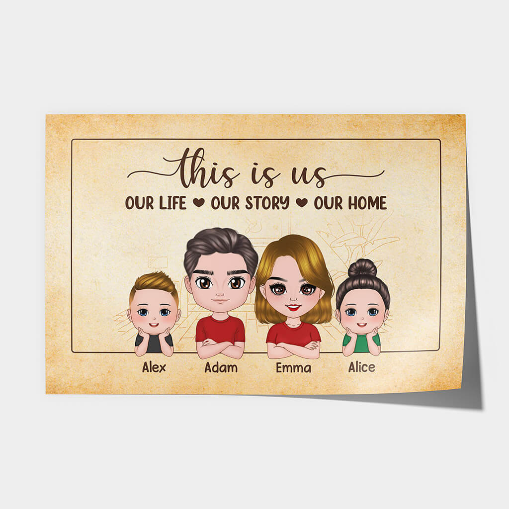 This Is Our Story Our Home Poster - Best Personalized Family Gifts ...