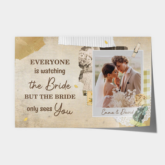1088SUS1 Personalized Posters Gifts Couple Wedding Bride Groom
