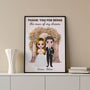 1089SUS3 Personalized Posters Gifts Thank You Couple Husband