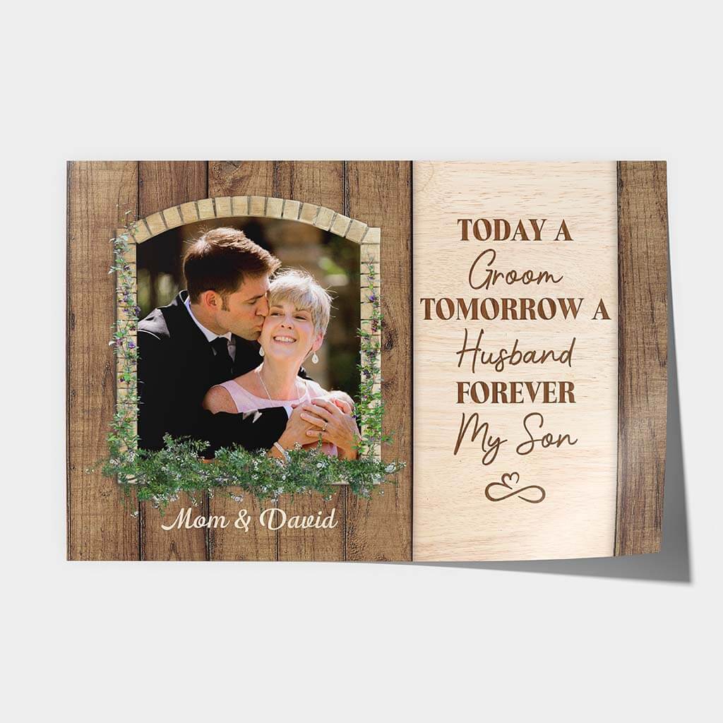 1090SUS1 Personalized Posters Gifts Wedding Mother Groom