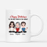 Personalized Happy Birthday To The Greatest Grandma/Mom Mug