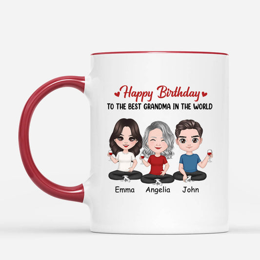1095MUS2 Personalized Mugs Gifts Birthday Mom Grandma