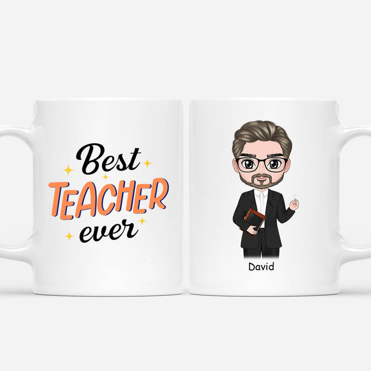 Personalized The Bestest Teacher Ever Mugs