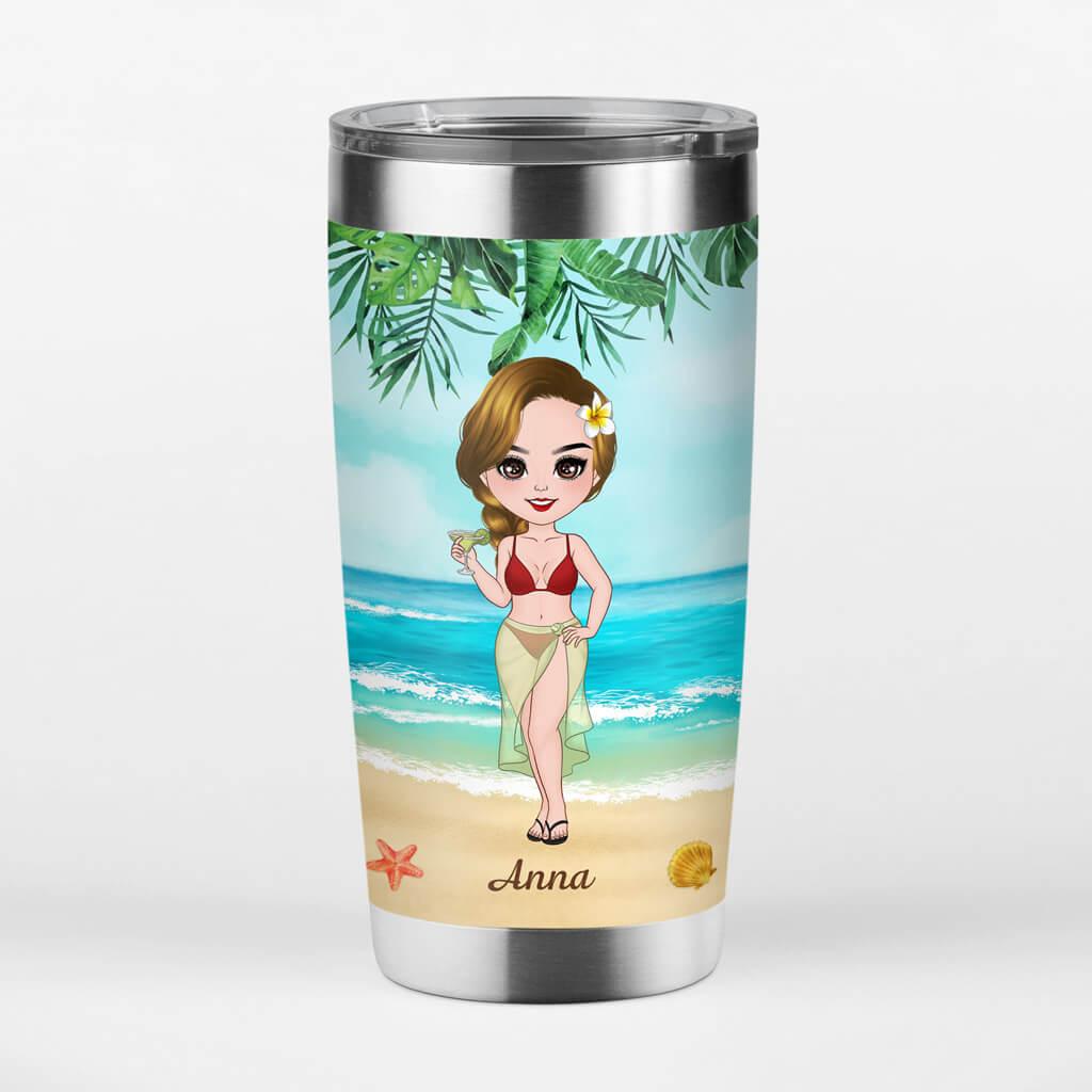 1106TUS2 Personalized Tumblers Gifts Beach Friends