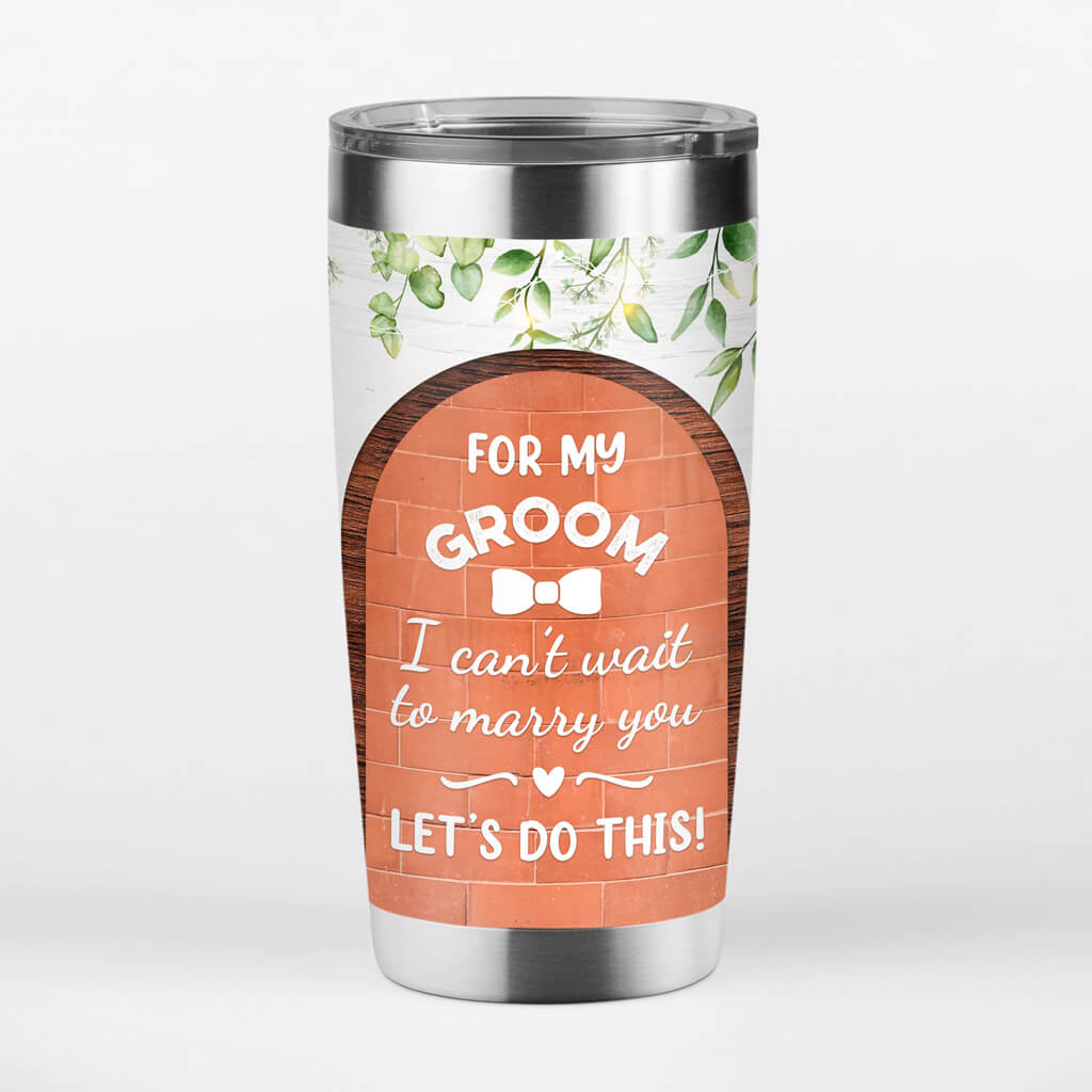 1107TUS3 Personalized Tumblers Gifts Wedding Groom